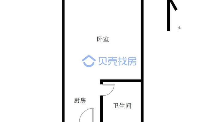 翰林领寓，出行方便，位置好，可以拎包入住，，电梯房-户型图