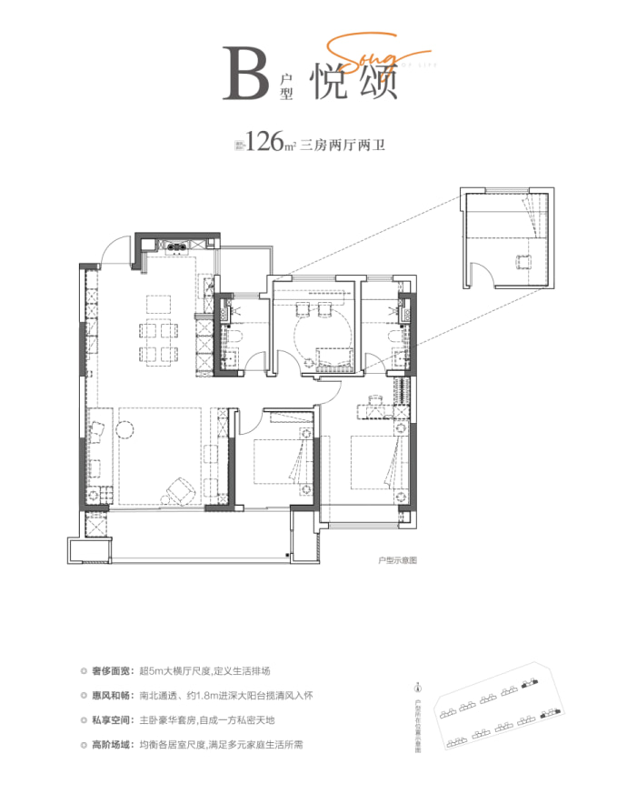 保利樾熹和颂--建面 126m²