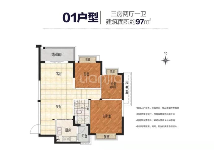 恒大珺睿府--建面 97m²