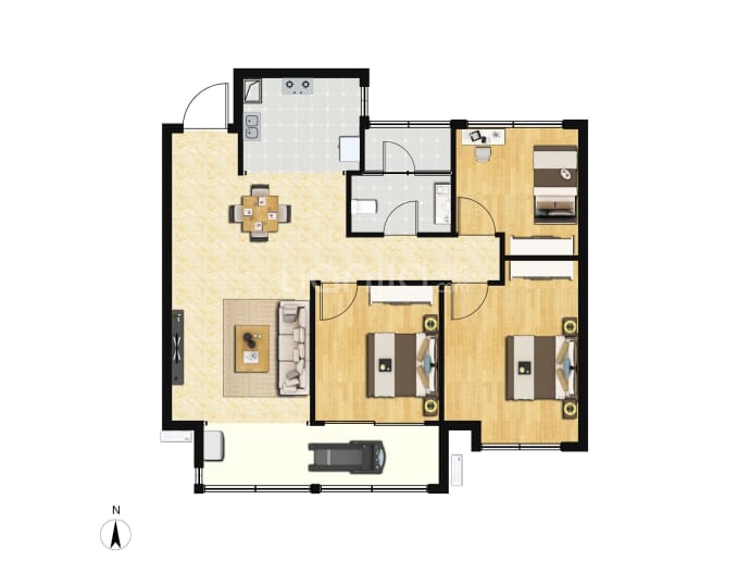 君柏樾府--建面 95m²