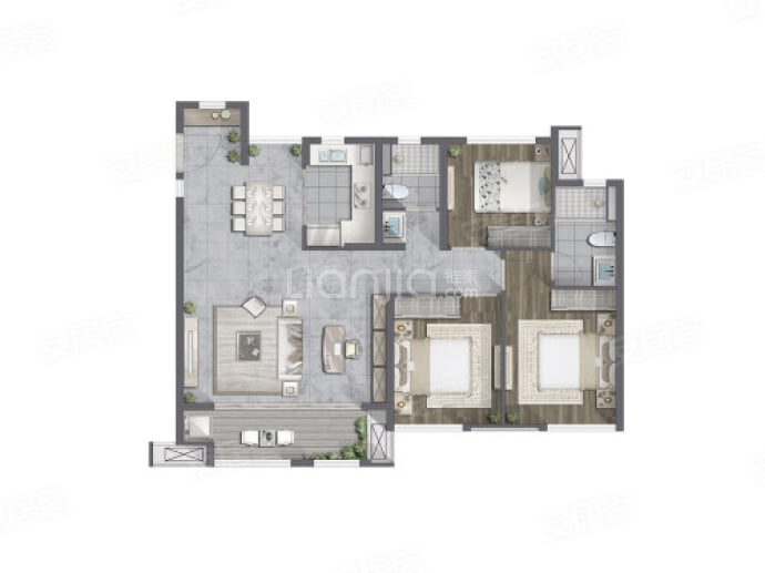 国贸学原--建面 110m²