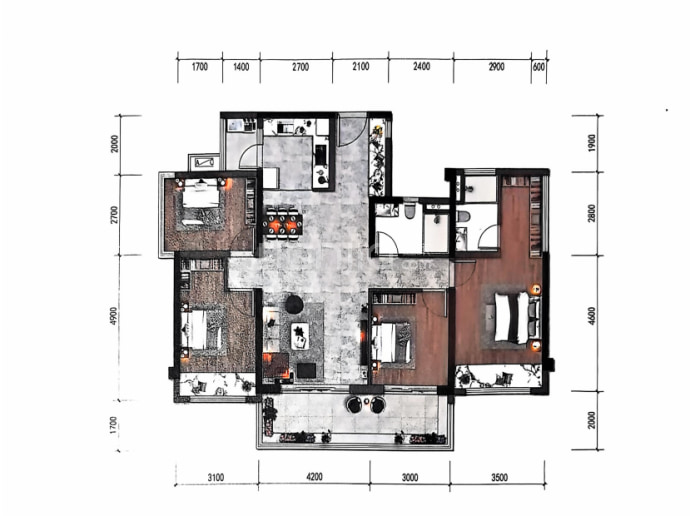 云浮吾悦华府--建面 127m²