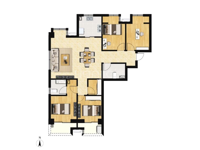 保利达江湾城--建面 144.67m²