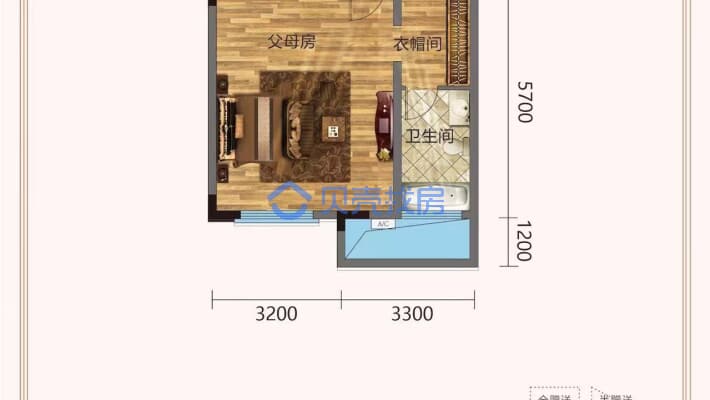 小区 7室2厅1厨 交通便利 小区环境干净舒适 适合居住-户型图