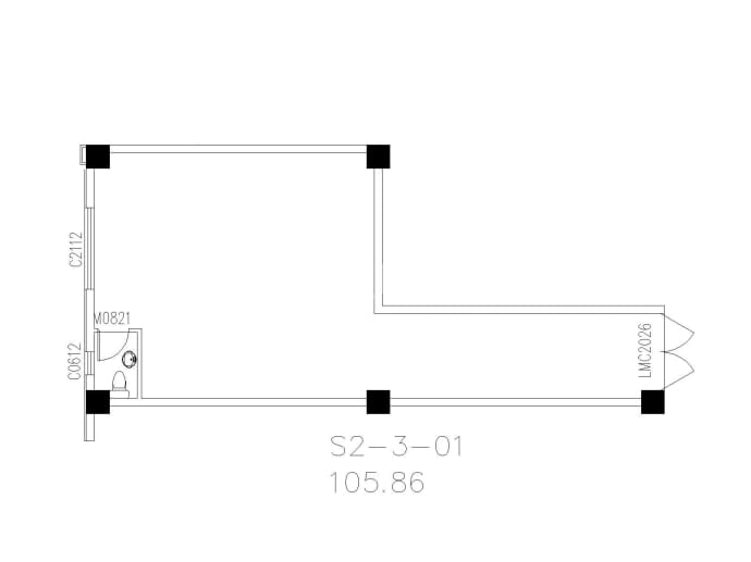 新城佳苑底商--建面 105.86m²