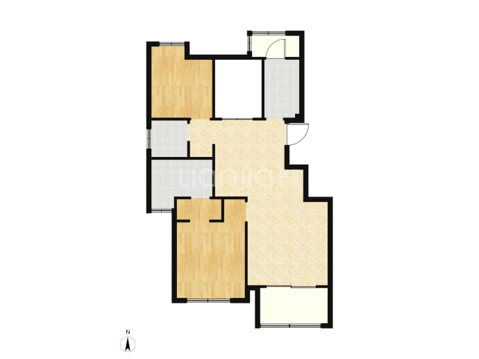 山河公馆--建面 92m²