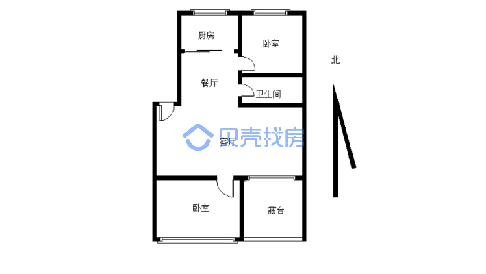 如意家园优质房，干净，交通方便，就近附属医院-户型图