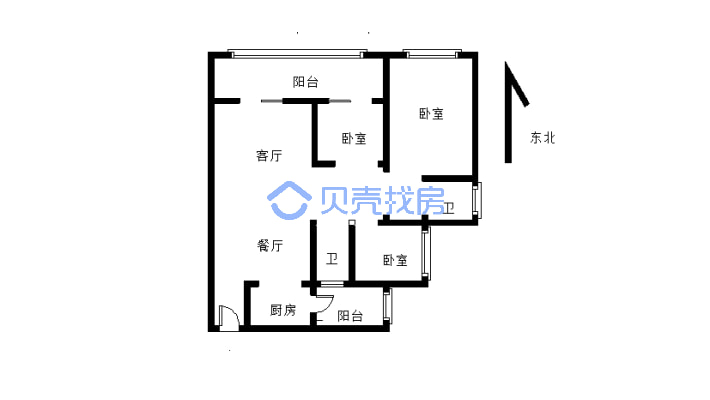 此房位置好出行方便业主诚心出售三江口位置佳急售-户型图
