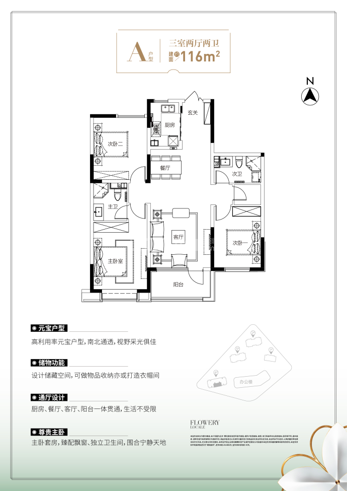 远洋繁花里--建面 116m²