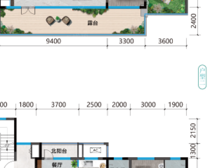 金域璞樾4室3厅3卫户型图