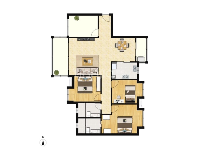 珠光新城3期--建面 111m²