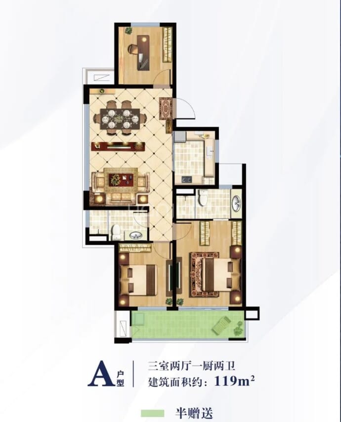 科创云璟--建面 119m²