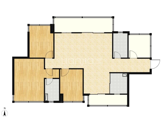 万丰江境--建面 143m²