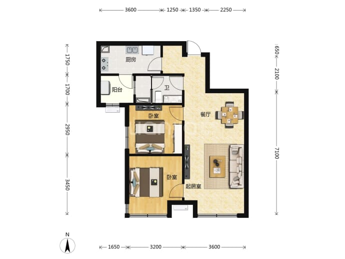 富力新城H13区--建面 85m²