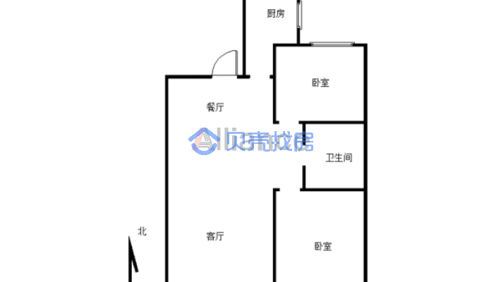 玖玺台明室明厅  独立两室   无捆绑-户型图