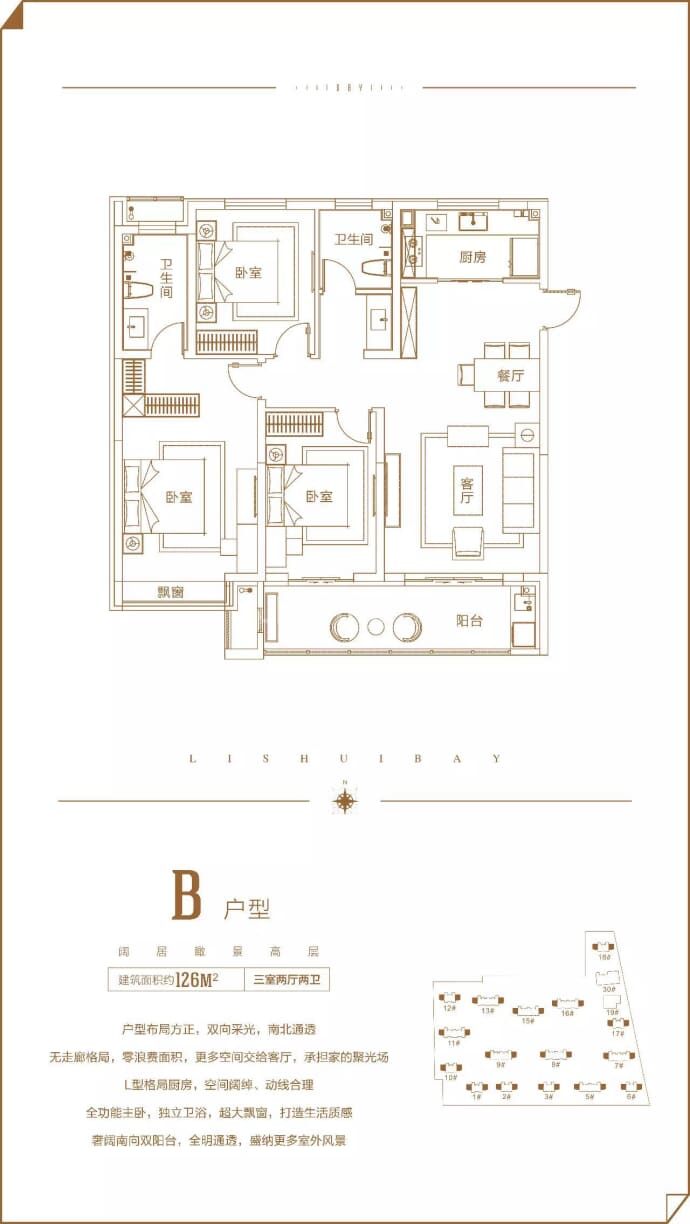 天鑫丽水湾--建面 126m²