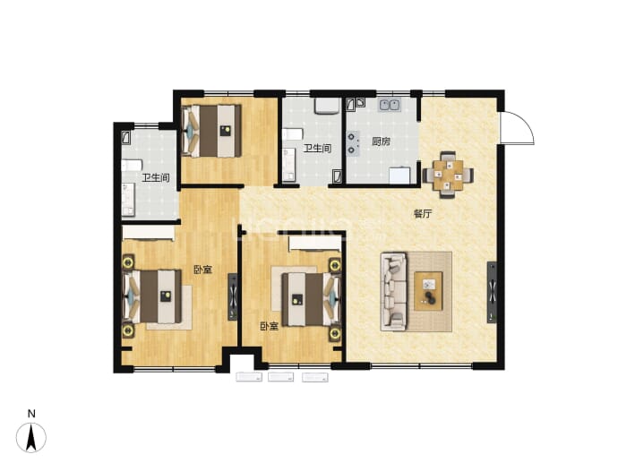 中车津浦智汇港--建面 110m²