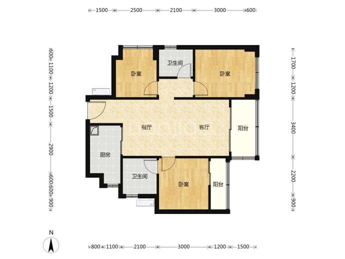 璟荟名庭--建面 89m²