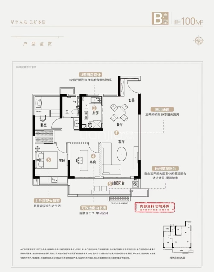 碧桂园星宸雅苑--建面 100m²