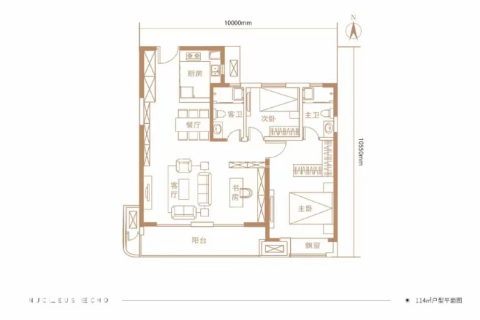 郑轨·经纬归臻--建面 114m²