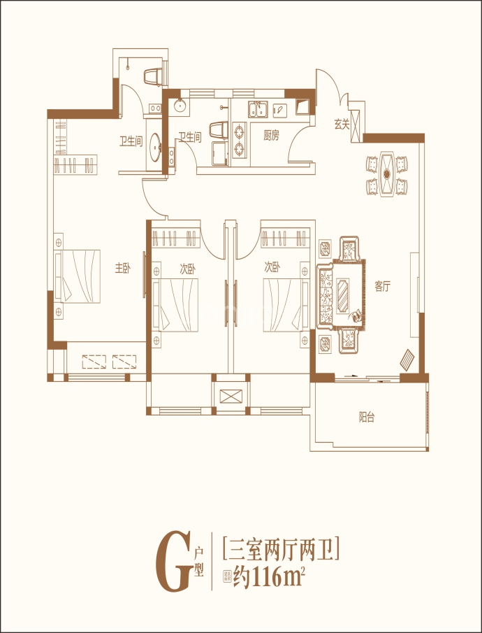 永秀中华城--建面 116m²