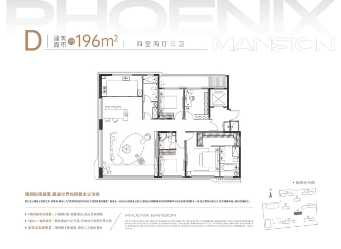 中电建国誉凤启--建面 196m²