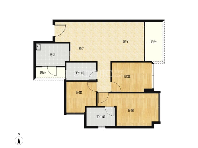 岗宏翰林汇--建面 108m²