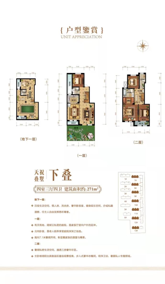 天安华府--建面 271m²