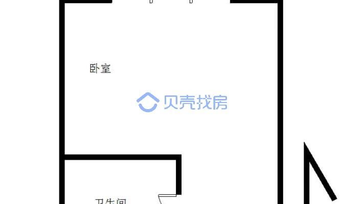 舒惠佳园 1室1厅 南-户型图