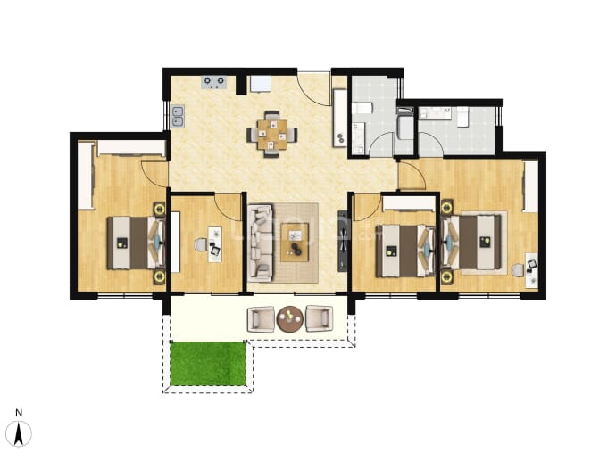 建发瑞云--建面 106m²