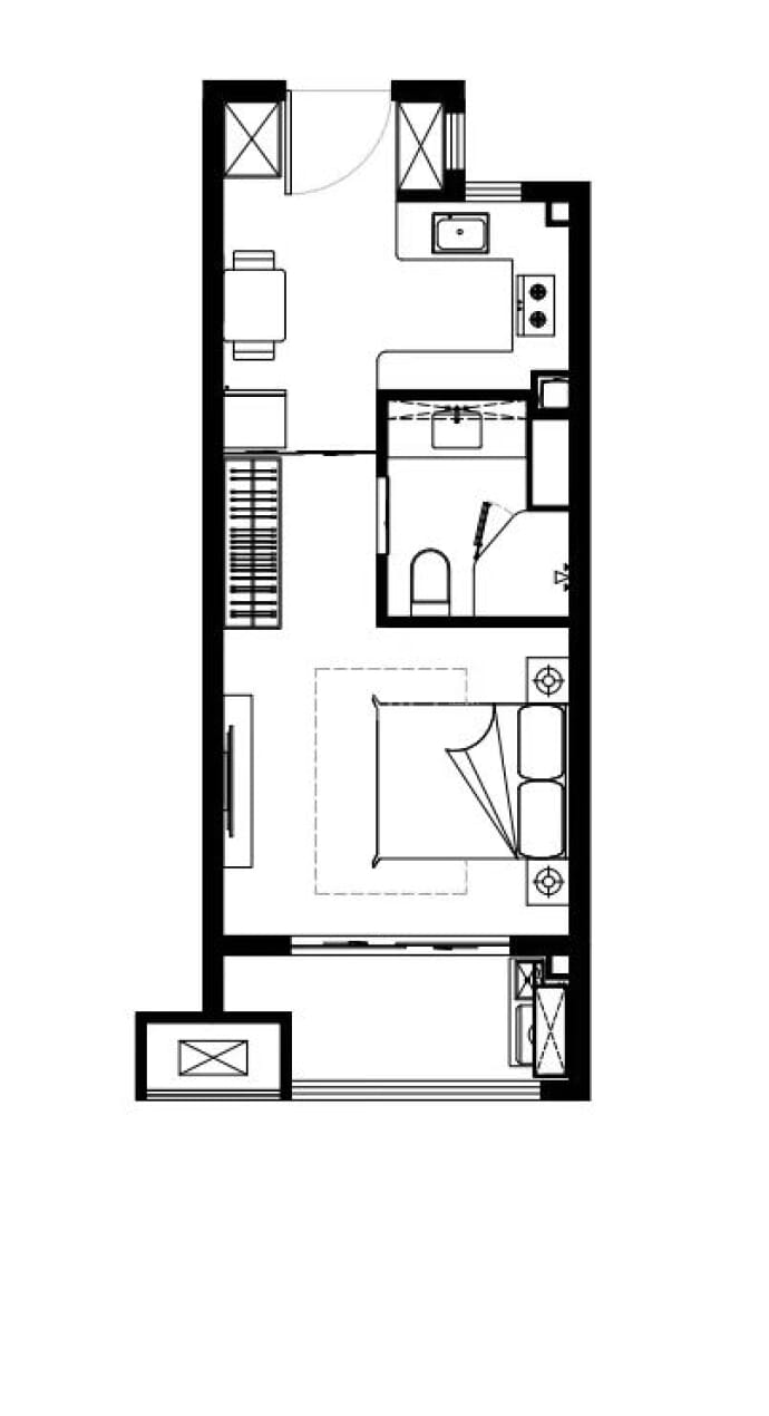 古北悦公馆--建面 50m²