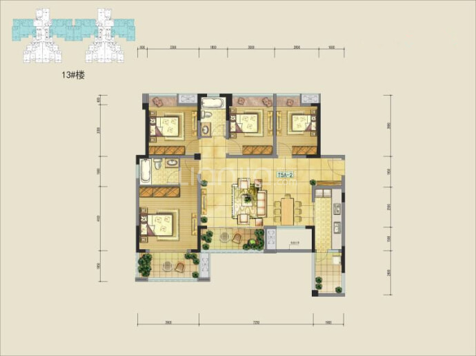 三星·融锦城--建面 133.8m²