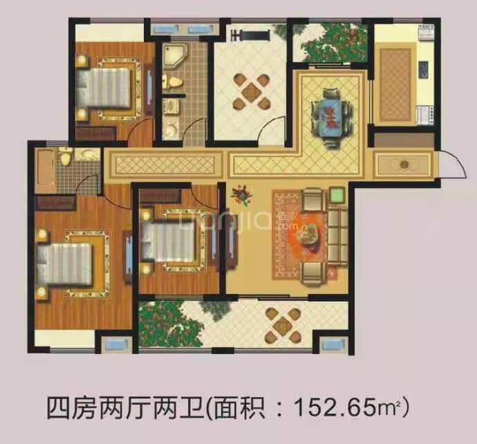 中悦·上尊--建面 152.65m²
