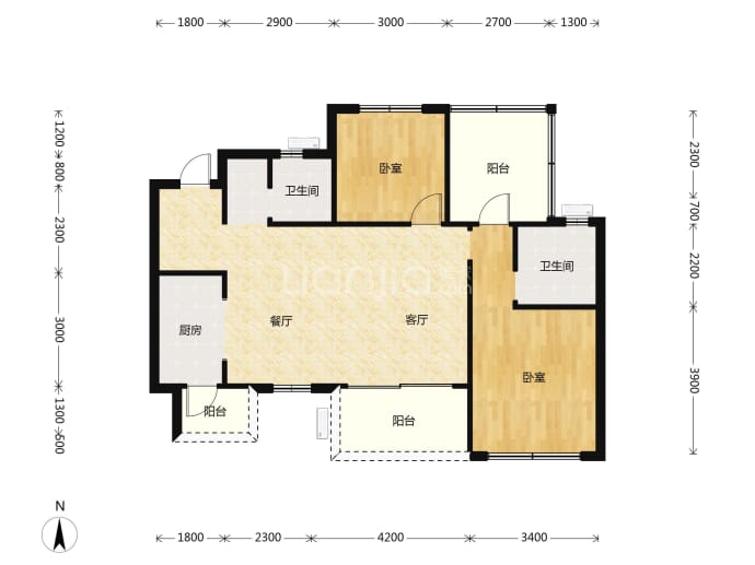 九洲·三江屿--建面 96.79m²