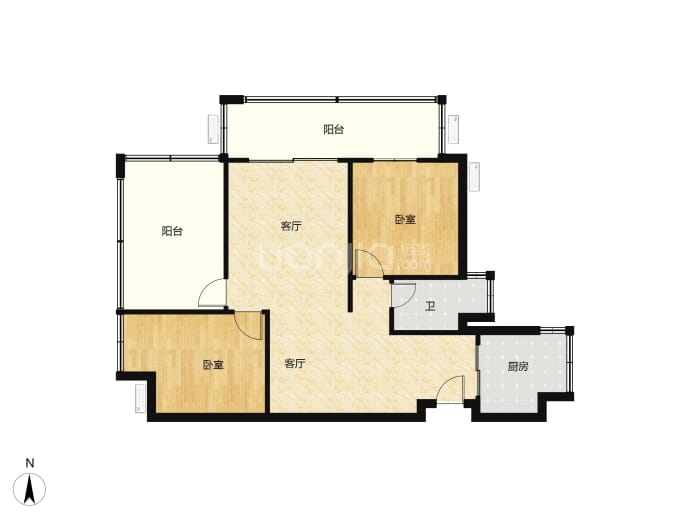 凯誉学府--建面 89m²