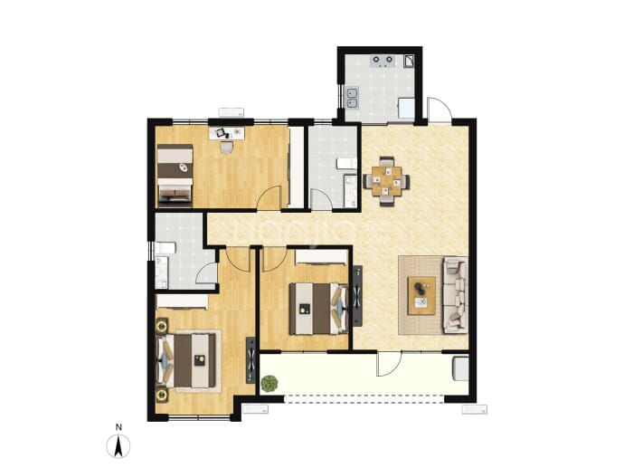 和达·朗园--建面 116m²