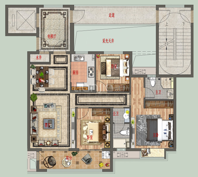 天泽·江山樾--建面 105m²