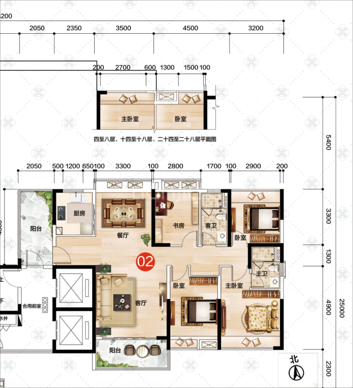 领域88--建面 142m²