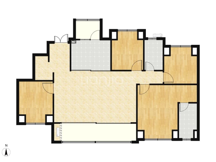 招商中旅 中环臻邸--建面 136m²