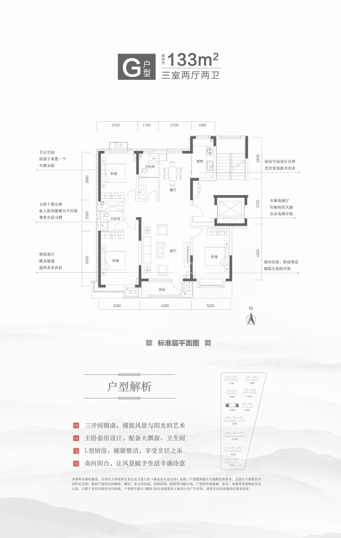 宝升昌悦郡府--建面 133m²