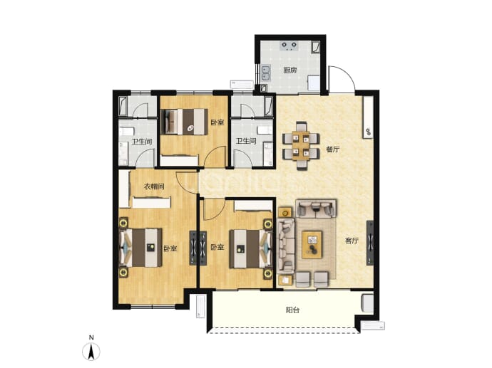 瑞源和苑--建面 119m²