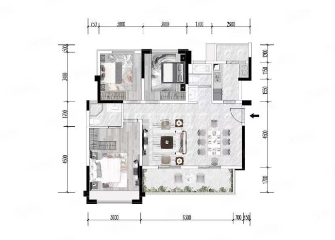 永同昌.江山悦府--建面 110m²