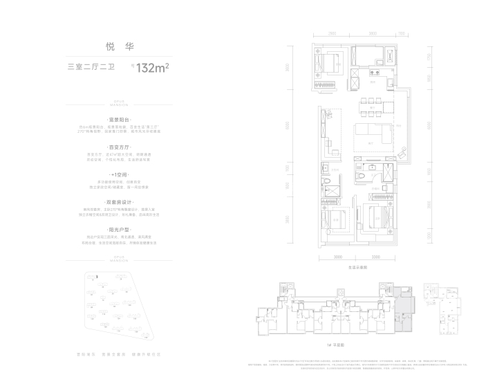 金地华章--建面 132m²