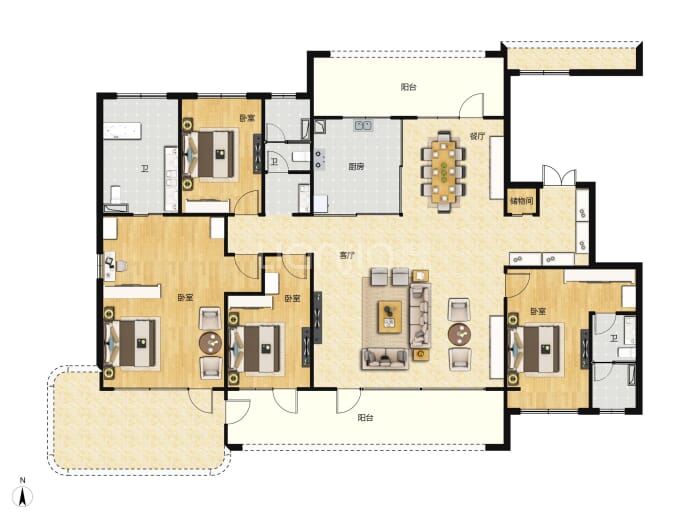 新元序--建面 227m²
