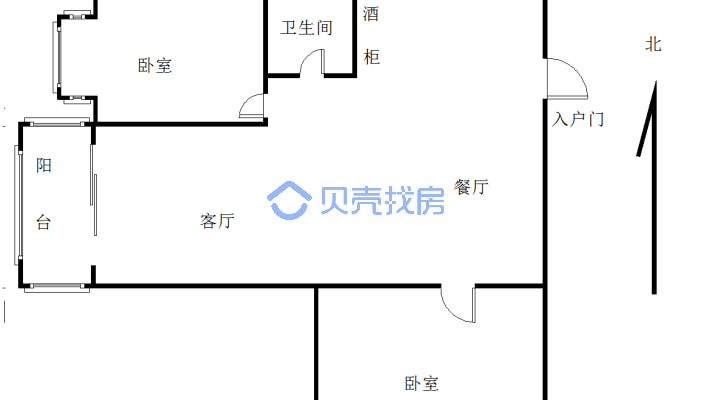 解放路没用，靠着小区大门，出入方便-户型图