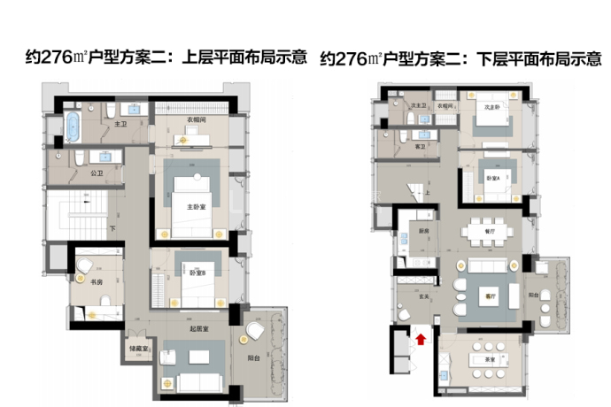 龙华金茂府--建面 276m²