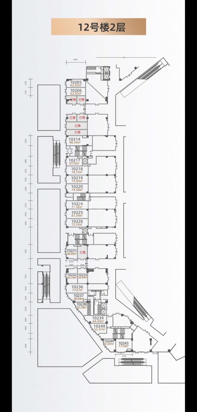 立丰城市生活广场--建面 76m²