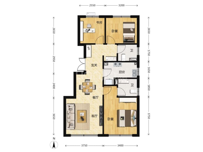 德贤御府--建面 89m²