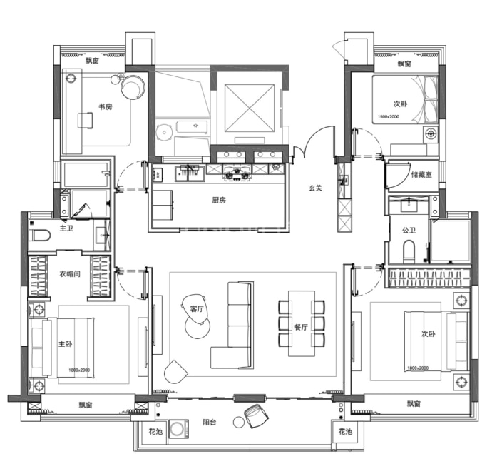 中建·春合境明--建面 147m²