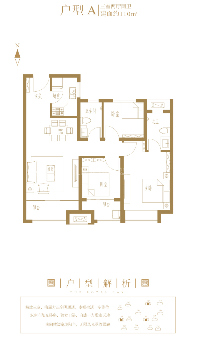 中骏雍景湾--建面 110m²